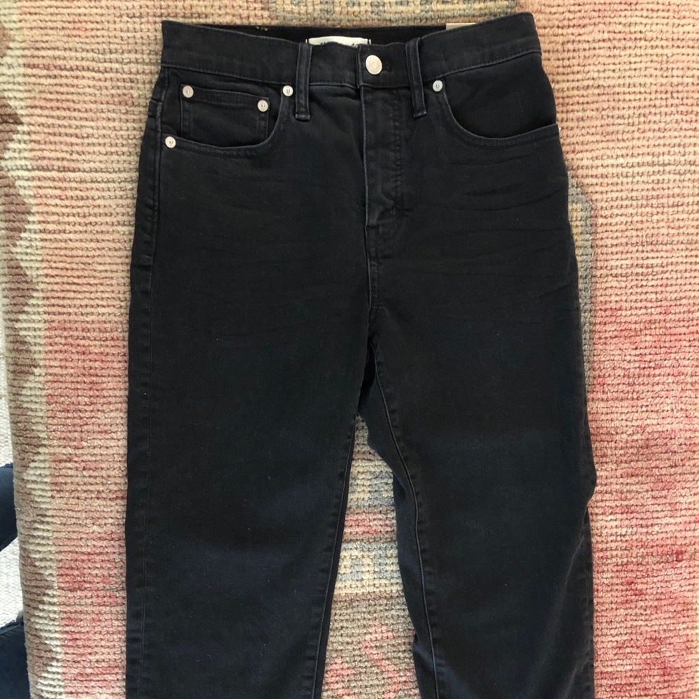 Madewell Black Jeans - Petite Classic Straight